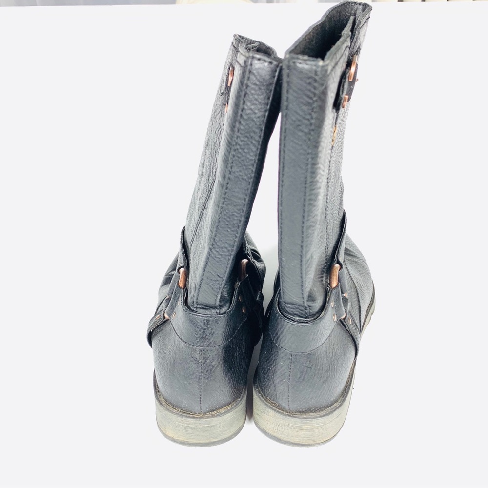 Dr. Scholl’s Moto Boot Faux Leather Black  14M - Picture 4 of 5